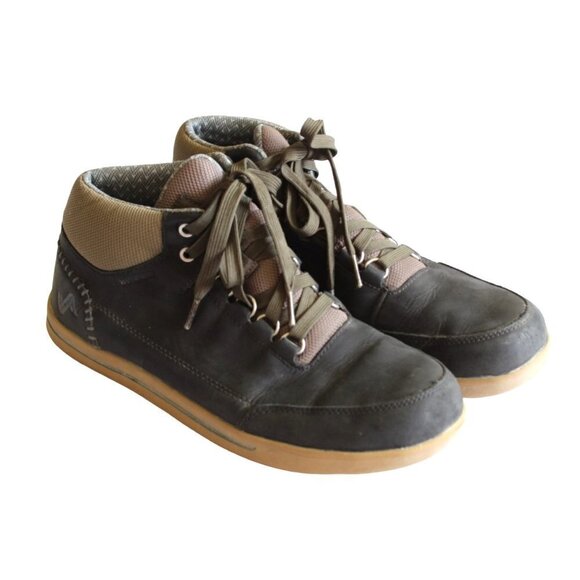 Forsake Phil Mens black leather waterproof chunky sneaker boot Size 8 lace up - Picture 9 of 13